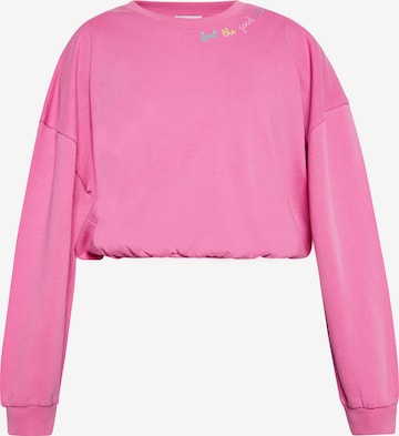 IZIA Sweatshirt in Roze: voorkant