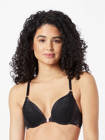 Hunkemöller Push-up Bra 'Veronica' in Black: front