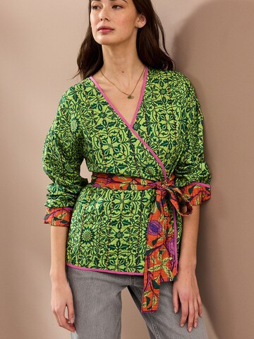 Next Kimono i brun