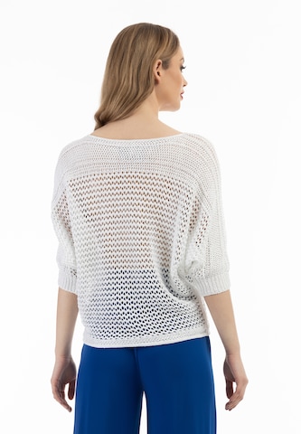 Pull-over faina en blanc