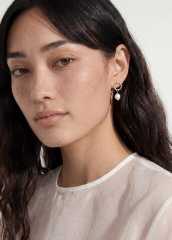 PURELEI Ohrringe 'Aura Pearl' in Silber