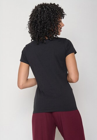 GREENBOMB Shirt 'Animal Goose Family' in Zwart