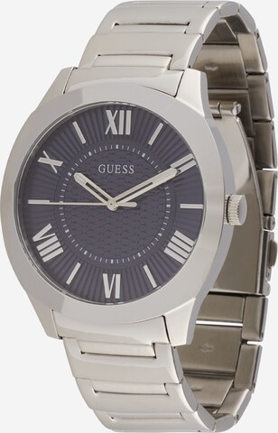 GUESS Analogové hodinky – stříbrná: přední strana