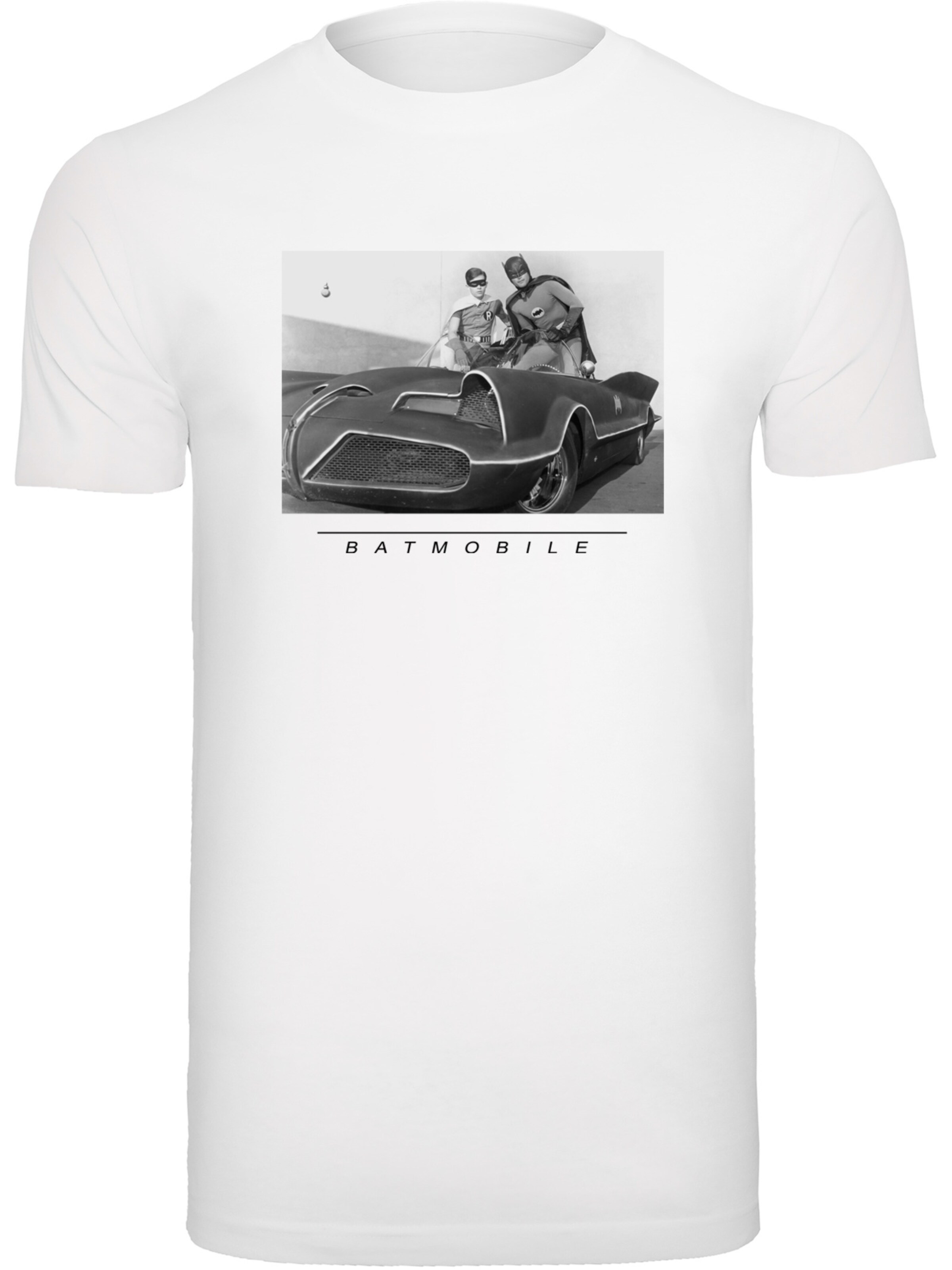 F4NT4STIC Shirt 'DC Comics Superhelden Batman TV Series' in White: front