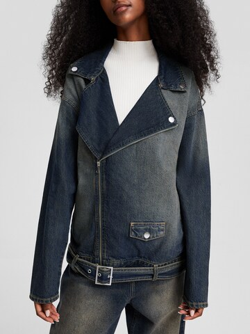 Bershka Between-Season Jacket in Blue