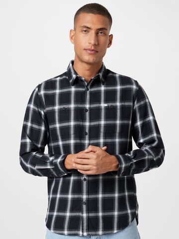 Pepe Jeans Regular fit Button Up Shirt 'PAUL' in Grey: front