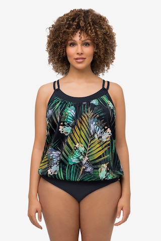 Ulla Popken Triangel Tankini in Schwarz: predná strana