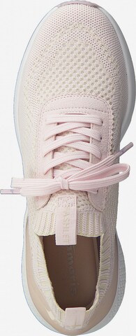 TAMARIS Rövid szárú sportcipők 'Fashletics' - rózsaszín