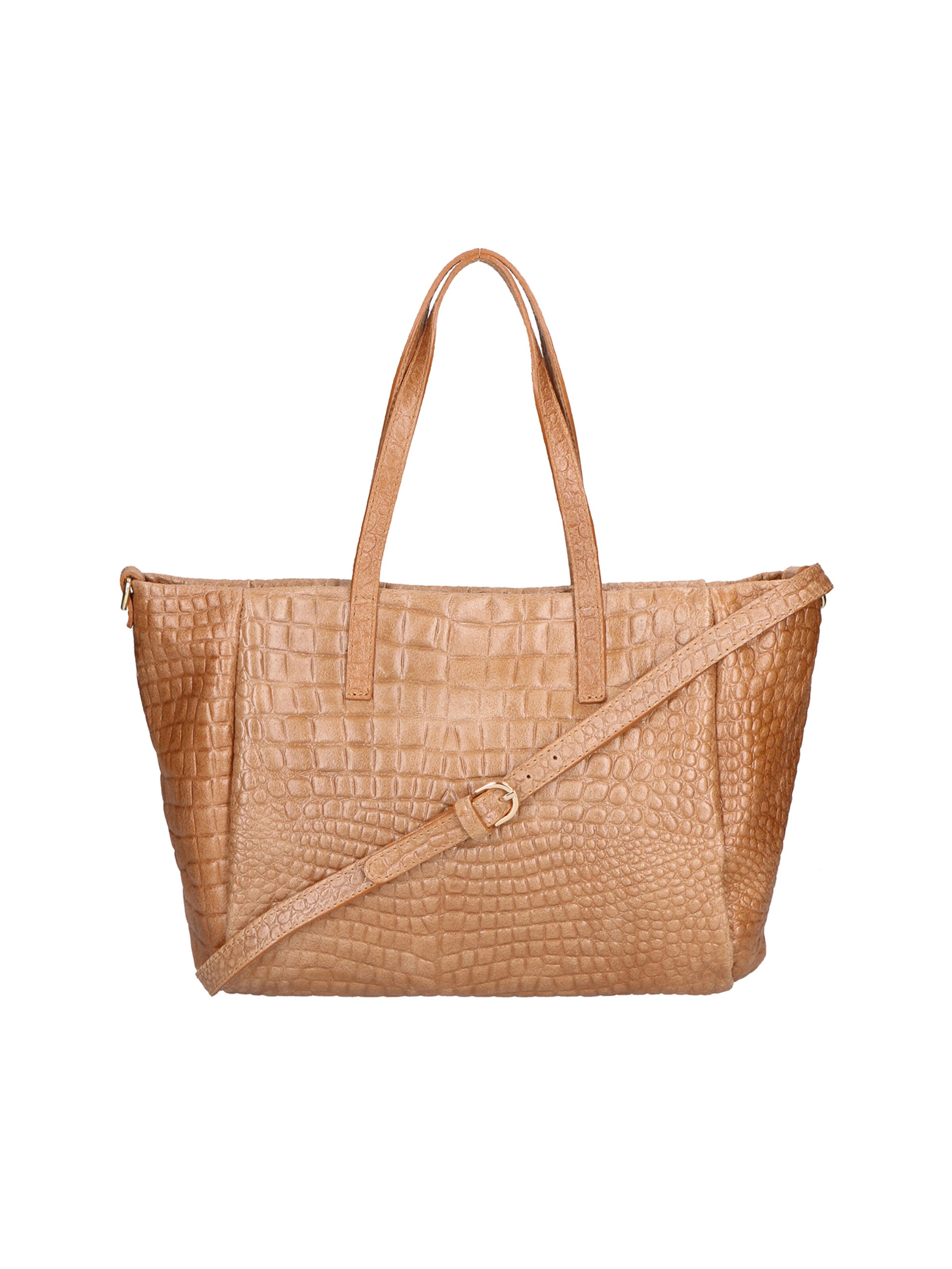 Gave Lux Schoudertas in Bruin: voorkant