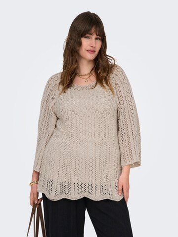 Pullover 'CARNOLA' di ONLY Carmakoma in grigio: frontale