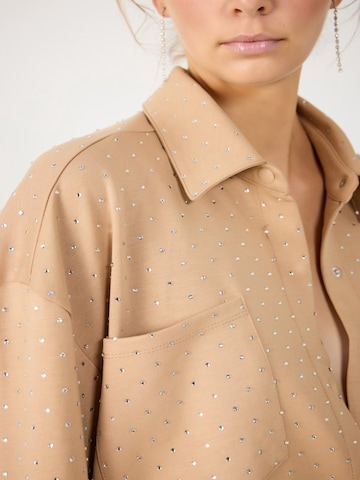No Matter What Bluse in Beige