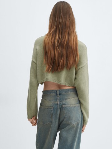 Pull-over 'Ricotta' MANGO en vert