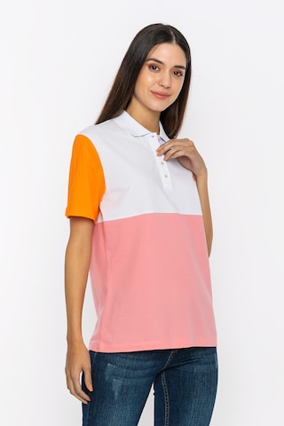 T-shirt Giorgio di Mare en mélange de couleurs