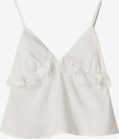 Bershka Toppi värissä valkoinen, Tuotenäkymä