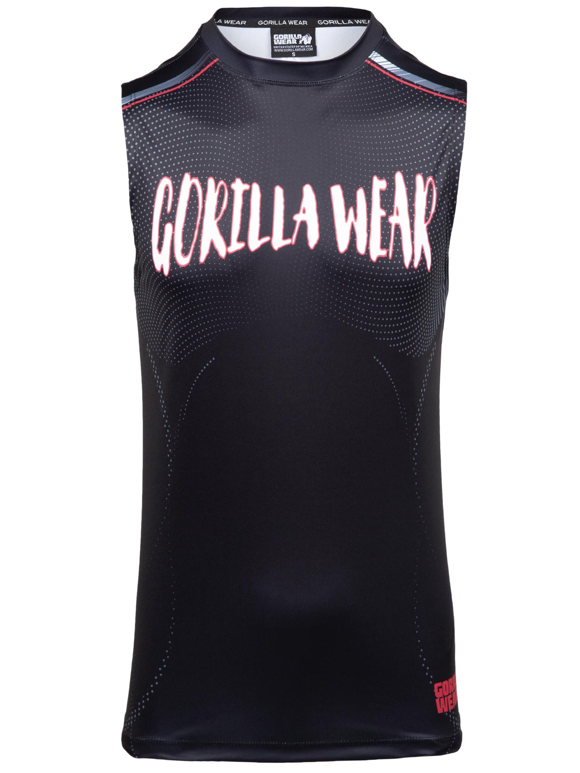 Maglia funzionale di Gorilla Wear in nero: frontale
