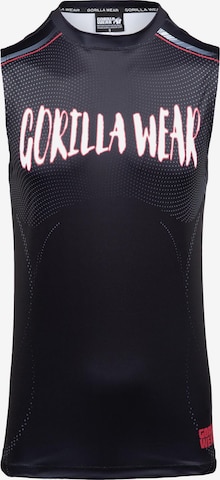 T-Shirt fonctionnel Gorilla Wear en noir : devant