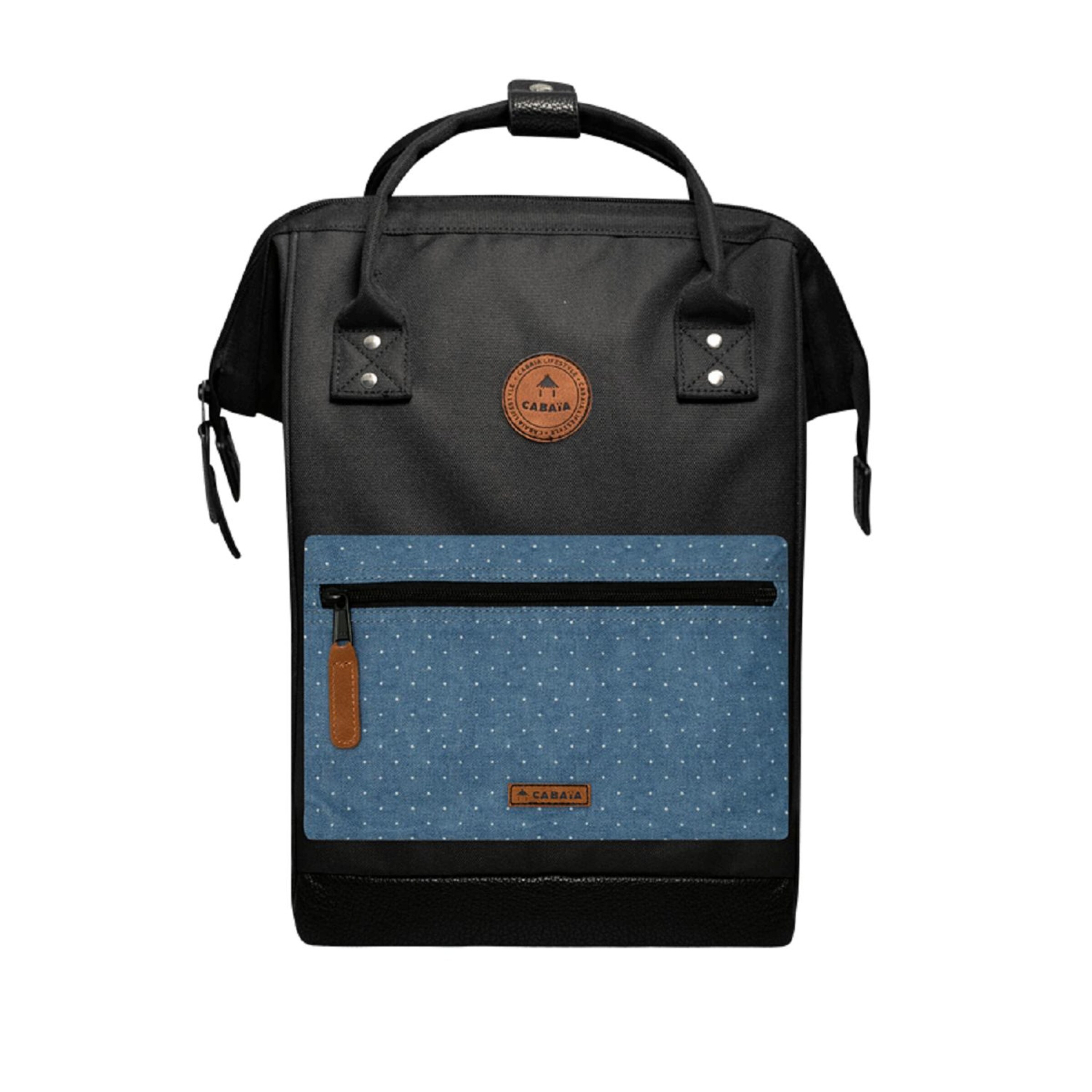 Cabaia Backpack in Black: front