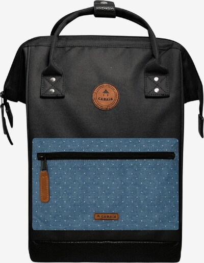 Cabaia Backpack in Smoke blue / Brown / Black / White, Item view