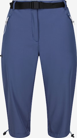 REGATTA Regular Outdoor Pants 'Xert' in Blue: front