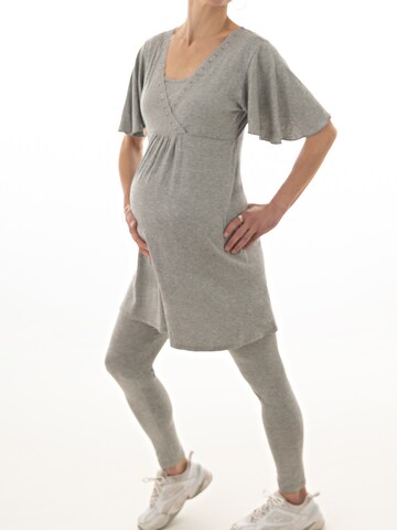 Robe 'Gilberta' petit amour en gris