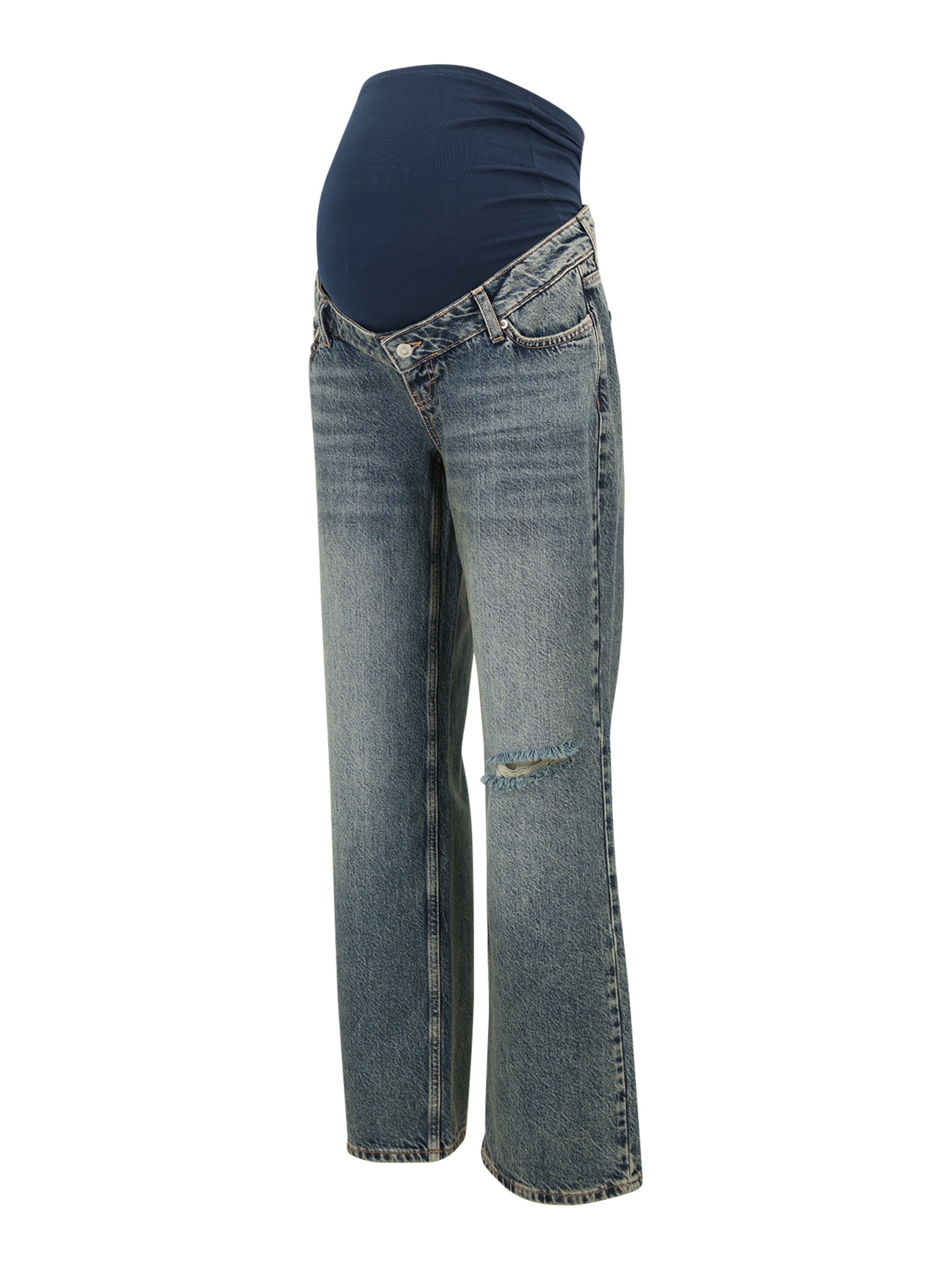 Only Maternity Wide Leg Jeans 'OLMCobain' i blå: forside