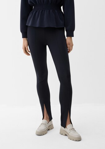 s.Oliver Slimfit Leggings in Blauw: voorkant
