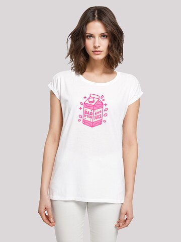 T-shirt 'Internationaler Frauentag: Girl-Power-Design' F4NT4STIC en blanc : devant