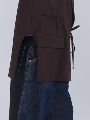 Blazer 'WRAP OVERSIZED BLAZER' AEMMI en marron