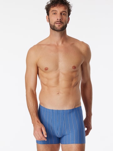 Boxers ' 95/5 Organic ' SCHIESSER en bleu : devant