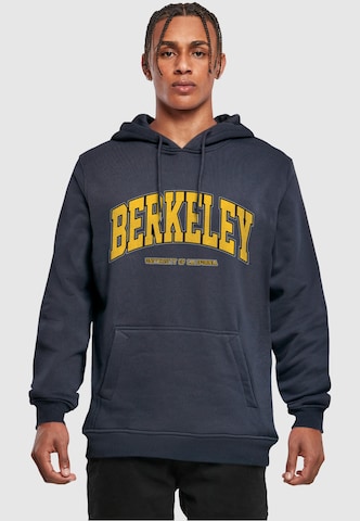 Sweat-shirt 'Berkeley University' Merchcode en bleu : devant