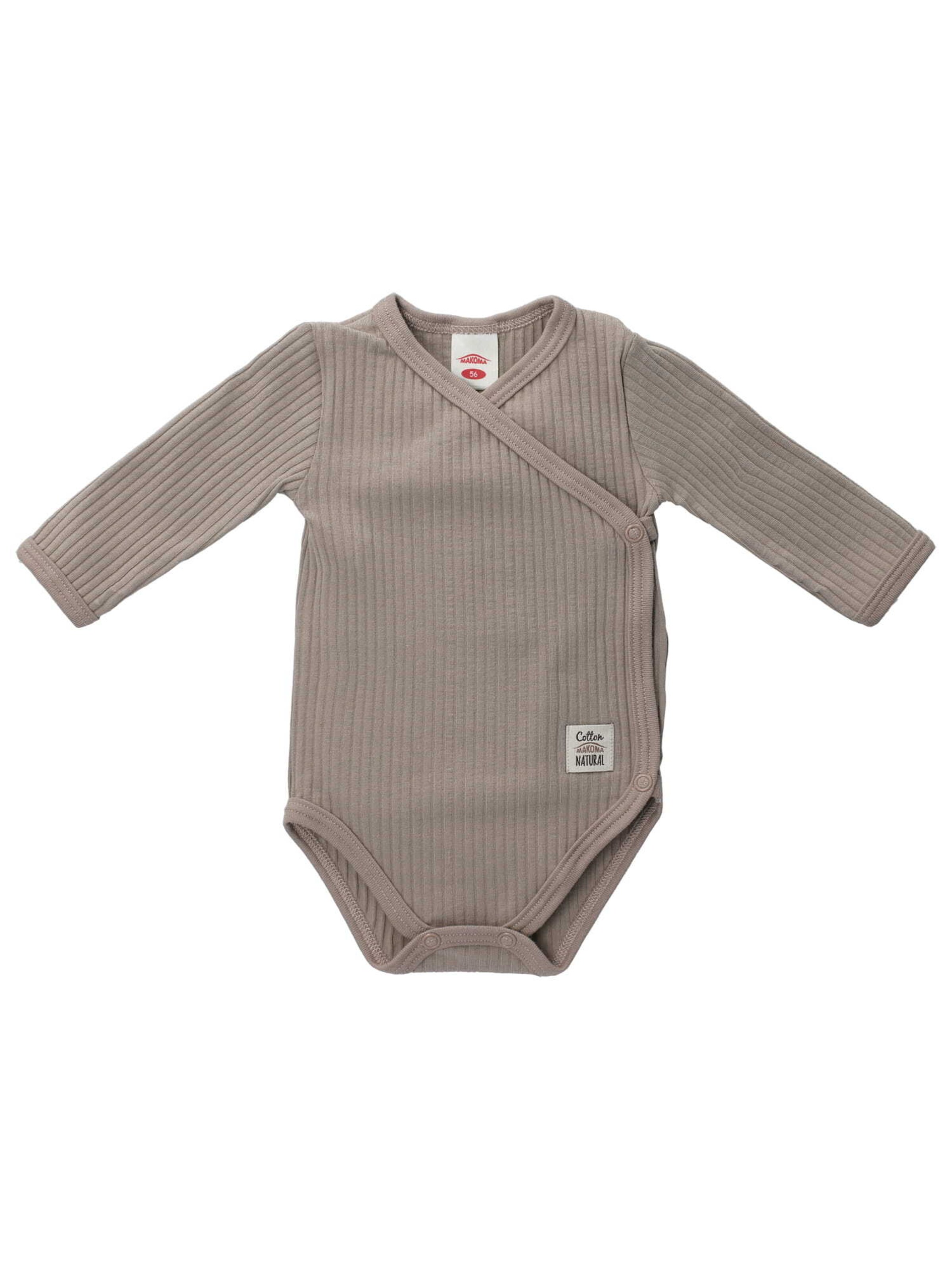 Makoma Romper/bodysuit in Brown: front