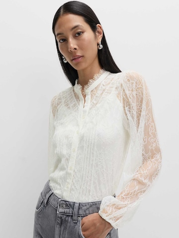 Chemisier Marks & Spencer en blanc : devant