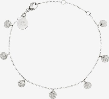 PURELEI Armband 'Malihini Coin' in Zilver: voorkant