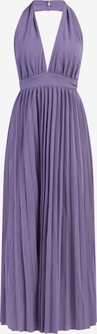 faina Evening Dress in Purple: front