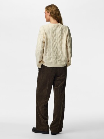 PIECES Pullover 'PCKATHY' in Beige