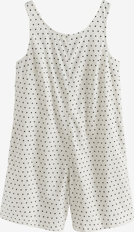 Tuta jumpsuit di Next in bianco: frontale