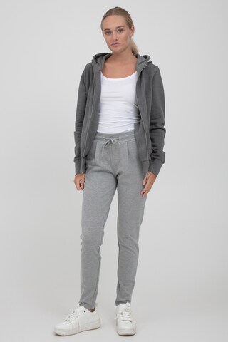 Oxmo Zip-Up Hoodie 'VENDELA' in Grey