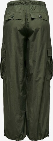 ONLY Wide leg Cargo Pants in Green