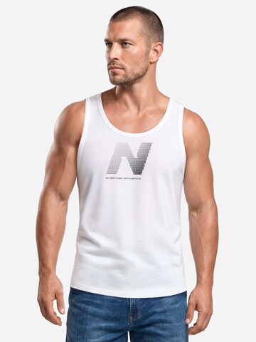 Neverless Shirt 'Halftone' in White: front