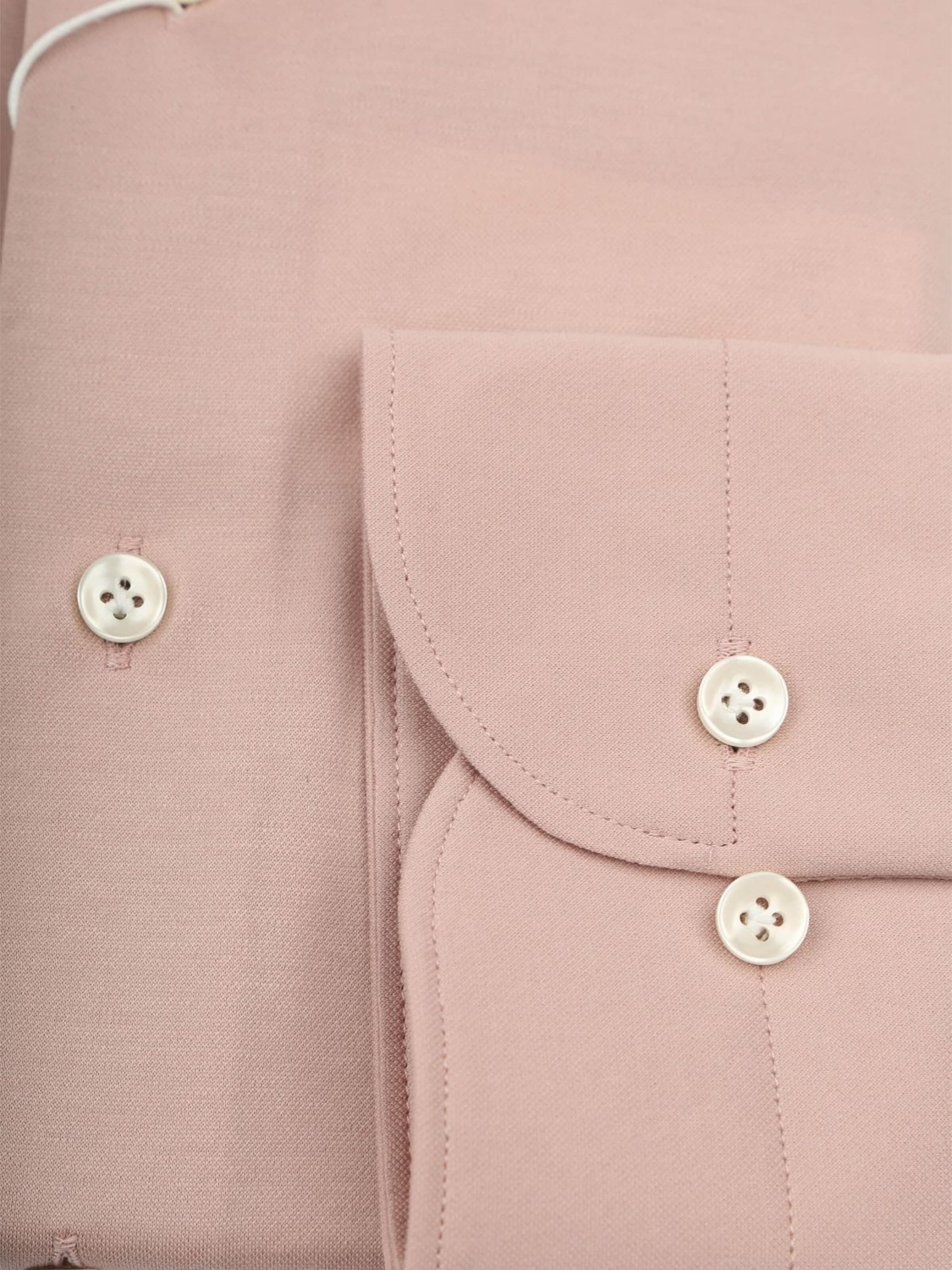 Profuomo Slim Fit Hemd 'Japanese Knitted'‌‌‌‌‌ in Pink