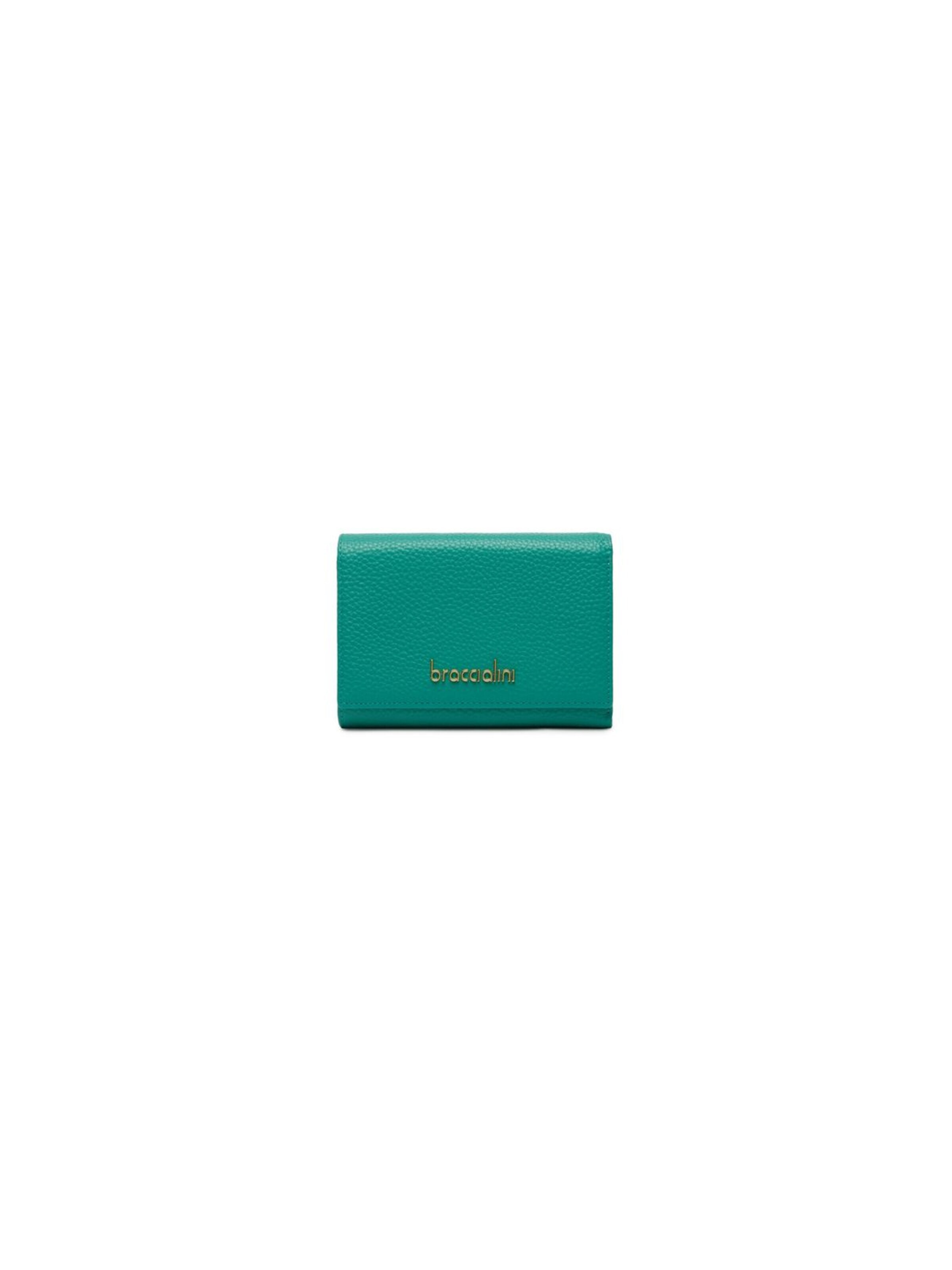 Braccialini - Cartera 'Basic' en verde: frente