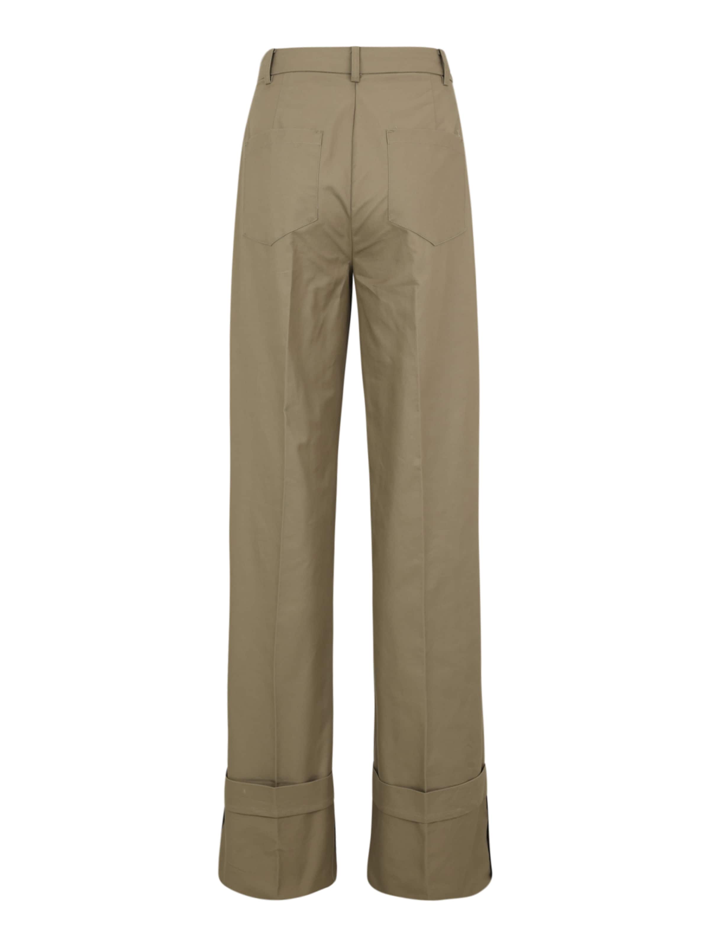 Vero Moda Tall Широкий Брюки со складками 'VMKORA' в Зеленый