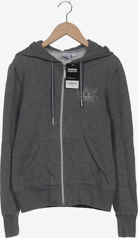 ADIDAS ORIGINALS Sweatshirt & Zip-Up Hoodie in S in Grey: front