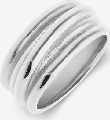 Lucardi Ring in Silver: front