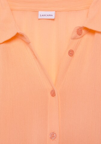 LASCANA Košeľové šaty - oranžová