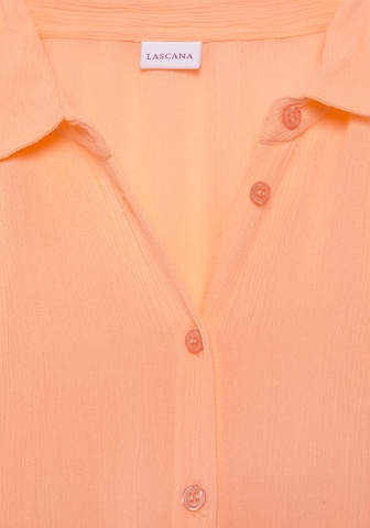 LASCANA - Vestido camisero en naranja