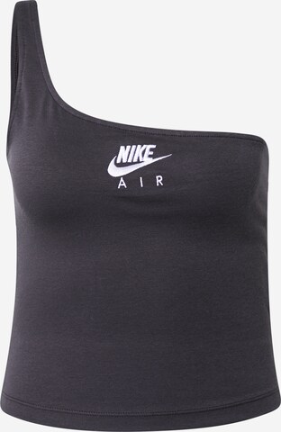 Top de la Nike Sportswear pe gri: față