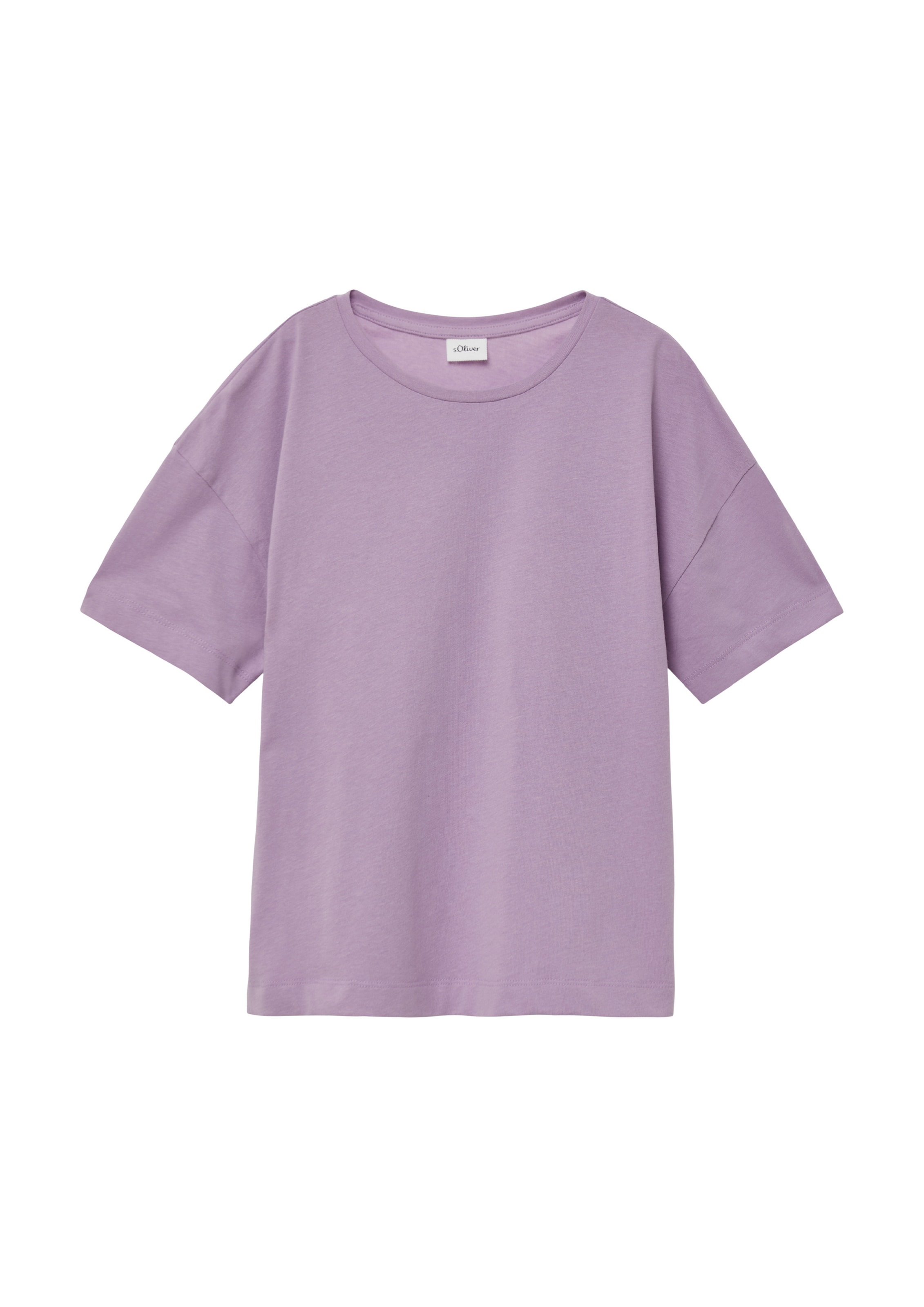 s.Oliver Shirt in lavendel / schwarz, Produktansicht