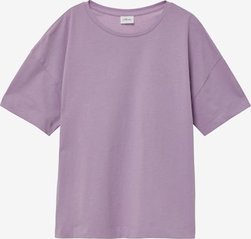 s.Oliver Shirt in Lila: Vorderseite