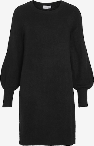 VILA Strikkjole i sort: forside